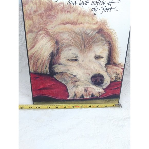 Dog Art Print 11" by 14"  With Message By Artist Lori Voskuil Dutter - Picture 8 of 12